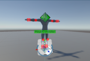 Character Animation Rig with Targets and Hints